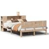 vidaXL Massivholzbett mit Regal ohne Matratze 135x190 cm Kiefer