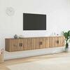 vidaXL Wand-TV-Schrank Set 3 pcs Artisan-Eiche 80 x 34,5 x 40 cm