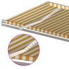 vidaXL Automatische Markise mit LED & Windsensor 600x300 cm Gelb/Wei&szlig;