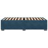 vidaXL Bettgestell Blau 80x200 cm Samt