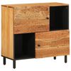 vidaXL Beistellschrank 80x33x75 cm Massivholz Akazie