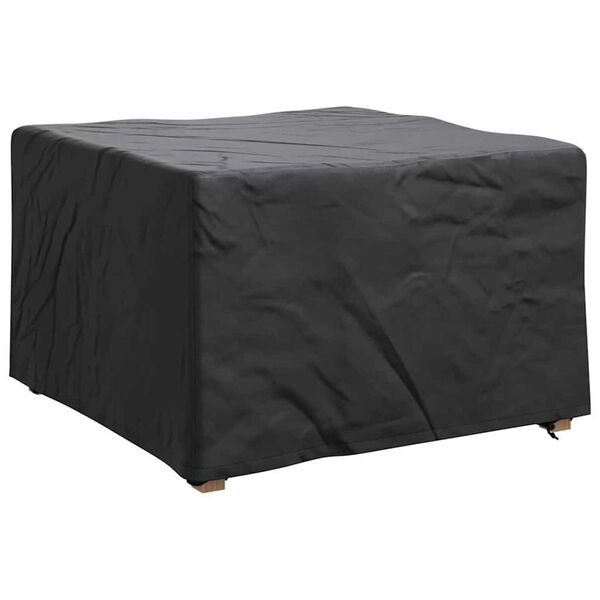 vidaXL M&ouml;belbezug Uni Schwarz 60 x 60 x 45 cm Stoff