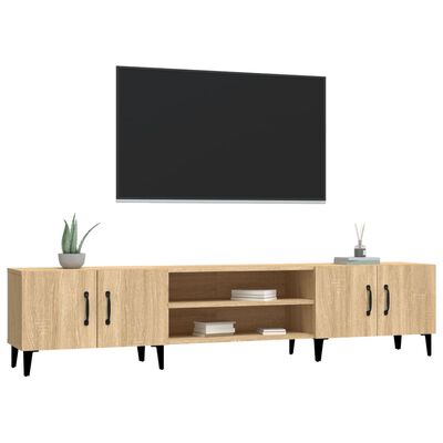 vidaXL TV-Schrank Sonoma-Eiche 180x31,5x40 cm Holzwerkstoff