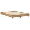 vidaXL Bettgestell ohne Matratze Artisan-Eiche 150x200cm Holzwerkstoff