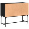 vidaXL Sideboard Schwarz 100x40x79,5 cm Holzwerkstoff