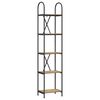 vidaXL B&uuml;cherregal 5 Ebenen 40 x 30 x 183 cm Holzwerkstoff