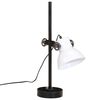 vidaXL Schreibtischlampe 25 W Wei&szlig; 15x15x55 cm E27