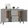 vidaXL Sideboard Grau Sonoma 102x35x70 cm Holzwerkstoff