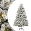 vidaXL K&uuml;nstlicher Weihnachtsbaum 240 cm 300 LEDs Warmes Wei&szlig;