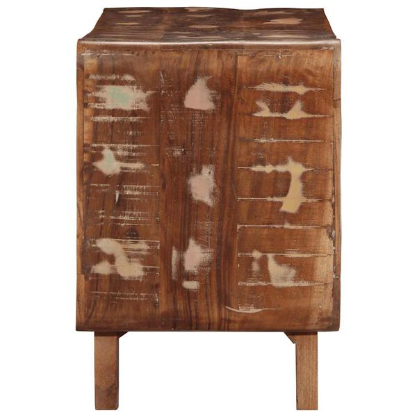 vidaXL TV-Schrank 105x46x32 cm Massivholz Altholz