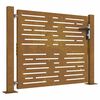 vidaXL Gartentor 100x75 cm Cortenstahl Quadratisches Design