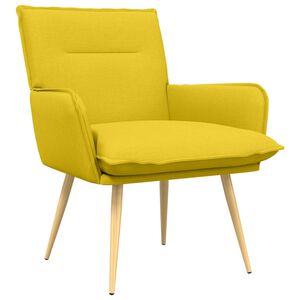 vidaXL Sessel Helles Gelb Stoff