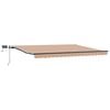 vidaXL Ausziehbare Markise Mehrfarbig 400 x 350 cm Stoff und Aluminium