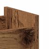 vidaXL Cabinet mit Rad Altholz 60 x 22 x 79 cm Holzwerkstoff