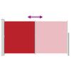 vidaXL Seitenmarkise 160x300 cm Rot