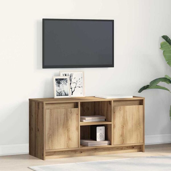 vidaXL TV-Einheiten Braun 100 x 34 x 50 cm Holzwerkstoff