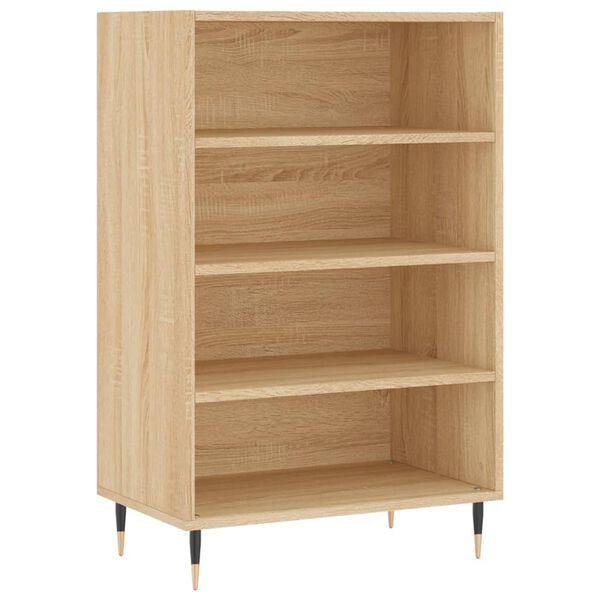 vidaXL Highboard Sonoma-Eiche 57x35x90 cm Holzwerkstoff