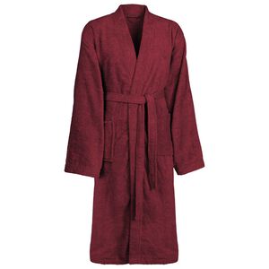 vidaXL Bademantel KINN Rot S Baumwolle
