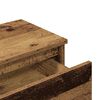 vidaXL Nachttisch Altholz-Optik 40x30x39 cm Holzwerkstoff