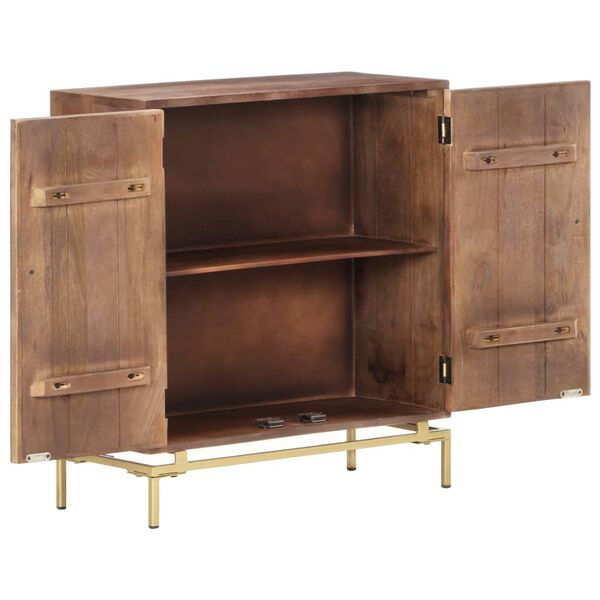 vidaXL Sideboard 68x30x76 cm Massivholz Mango