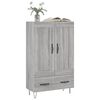 vidaXL Highboard Grau Sonoma 69,5x31x115 cm Holzwerkstoff