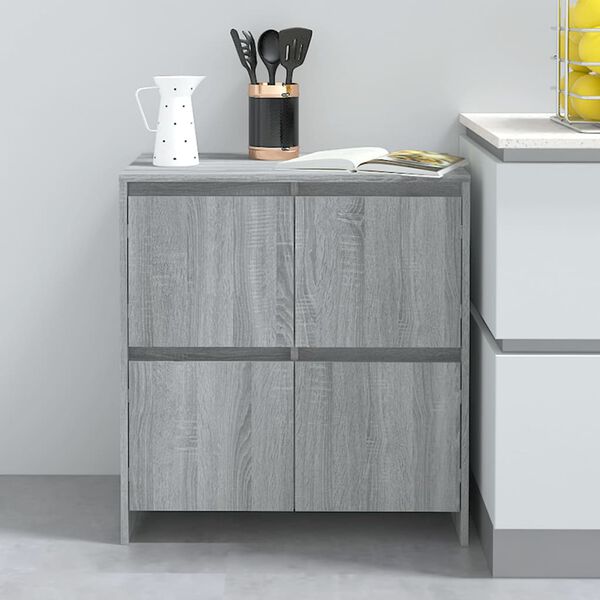 vidaXL Sideboard Grau Sonoma 70x41x75 cm Holzwerkstoff