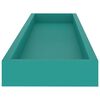 vidaXL Loggia Wandregale 4 Stk. Blau 80x15x4 cm MDF