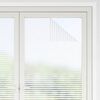 vidaXL Selbstklebende Fensterfolie Matte Streifen 90 x 500 cm PVC