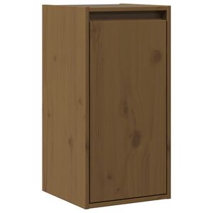 vidaXL Wandschrank Honigbraun 30x30x60 cm Massivholz Kiefer