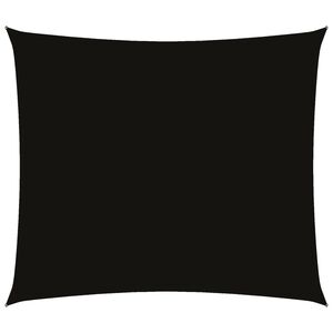 vidaXL Sonnensegel Oxford-Gewebe Rechteckig 2x2,5 m Schwarz