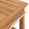 vidaXL Waschtisch mit 3 Körben Massivholz Teak 132x45x75cm