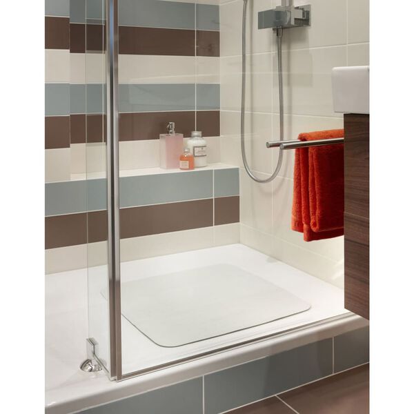 Curver Duschmatte Wei&szlig;