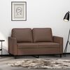 vidaXL 2-Sitzer-Sofa Braun 120 cm Kunstleder