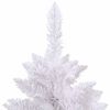 vidaXL K&uuml;nstlicher klappbarer Weihnachtsbaum Wei&szlig; 300 cm PVC und Stahl