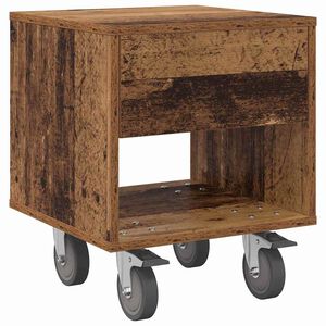 vidaXL Nachttisch Altholz 40,5 x 40 x 48 cm Holzwerkstoff