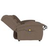 vidaXL 2-Sitzer Massagesessel Taupe Stoff
