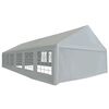 vidaXL Partyzelt PE 6x12 m Grau