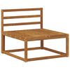 vidaXL Outdoor-Sofagarnitur 3 pcs Natur Massivholz Akazie