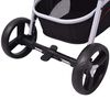 vidaXL 3-in-1 Kinderwagen Aluminium Rot und Schwarz