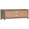 vidaXL TV-Schrank Grau 120x30x40 cm Massivholz Mango