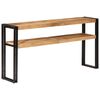 vidaXL Konsolentisch 150x30x75 cm Raues Mangoholz