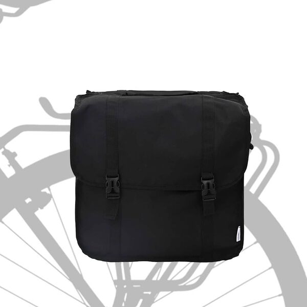 vidaXL Fahrradtasche Schwarz 18.5 x 40 x 35 cm Polyester