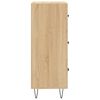 vidaXL Sideboard Sonoma-Eiche 34,5x34x90 cm Holzwerkstoff