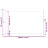vidaXL Ausziehbare Seitenmarkise 170&times;300 cm Braun