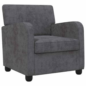 vidaXL Sessel Dunkelgrau Chenille