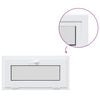 vidaXL Kellerfenster Innenseite Farbe Wei&szlig; RISOR 80 x 45 cm
