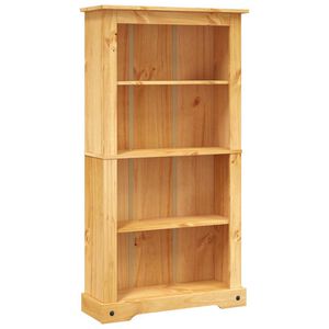vidaXL B&uuml;cherschrank 4 F&auml;cher Mexiko-Stil Kiefernholz 80x29x150 cm