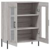 vidaXL Sideboard Grau Sonoma 69,5x34x90 cm Holzwerkstoff