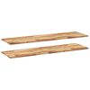 vidaXL Schweberegale 2 Stk. 140x40x2 cm Massivholz Akazie &Ouml;lbehandelt