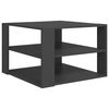 vidaXL Couchtisch Grau 60x60x40 cm Holzwerkstoff